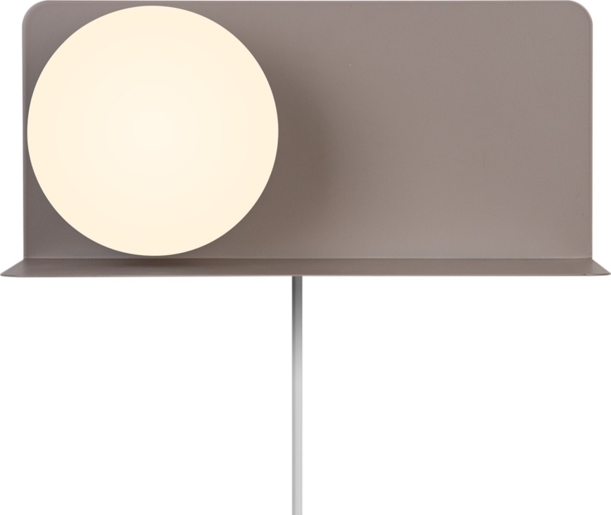Nordlux - Стенно осветително тяло с рафт LILIBETH 1xE14/25W/230V кафяво