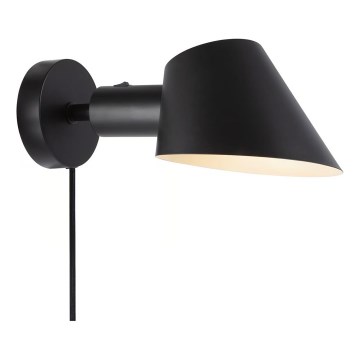 Nordlux - Стенно осветително тяло STAY 1xE27/60W/230V черно
