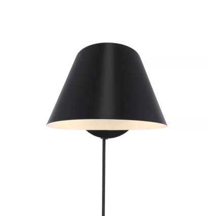 Nordlux - Стенно осветително тяло STAY 1xE27/60W/230V черно