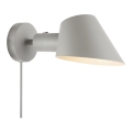 Nordlux - Стенно осветително тяло STAY 1xE27/60W/230V сиво