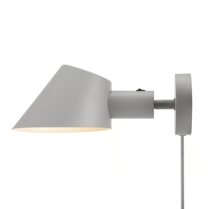 Nordlux - Стенно осветително тяло STAY 1xE27/60W/230V сиво