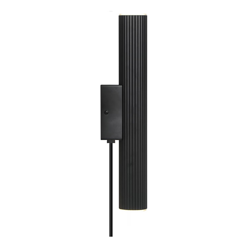 Nordlux - Стенно осветително тяло VICO 2xGU10/5W/230V черно