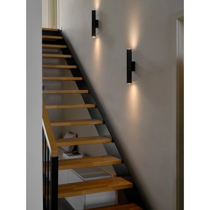 Nordlux - Стенно осветително тяло VICO 2xGU10/5W/230V черно