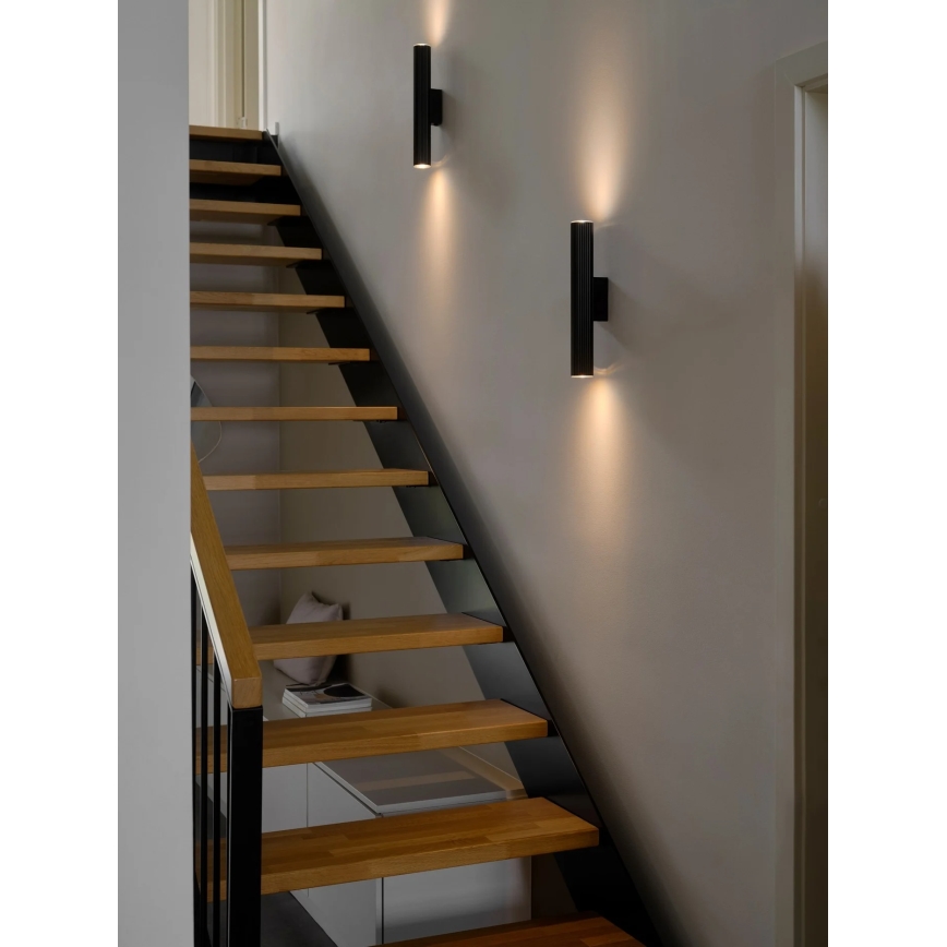 Nordlux - Стенно осветително тяло VICO 2xGU10/5W/230V черно
