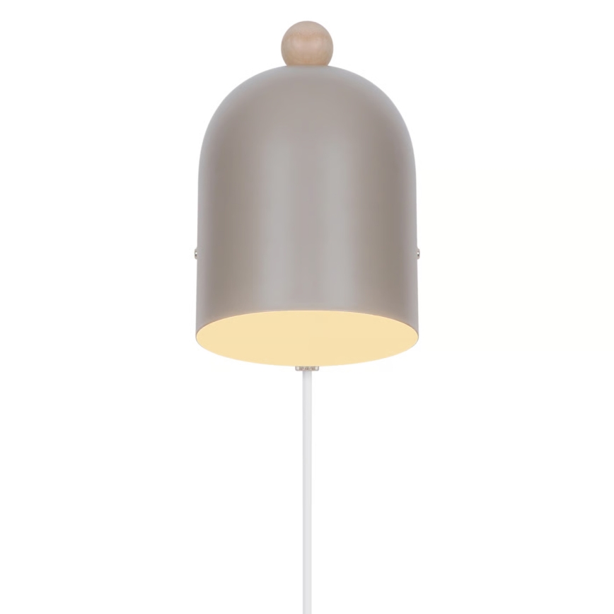Nordlux - Стенно точково осветително тяло GASTON 1xE27/15W/230V бежово