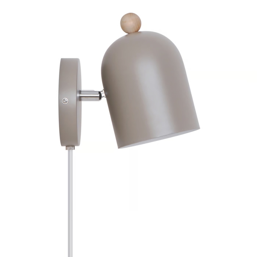 Nordlux - Стенно точково осветително тяло GASTON 1xE27/15W/230V бежово