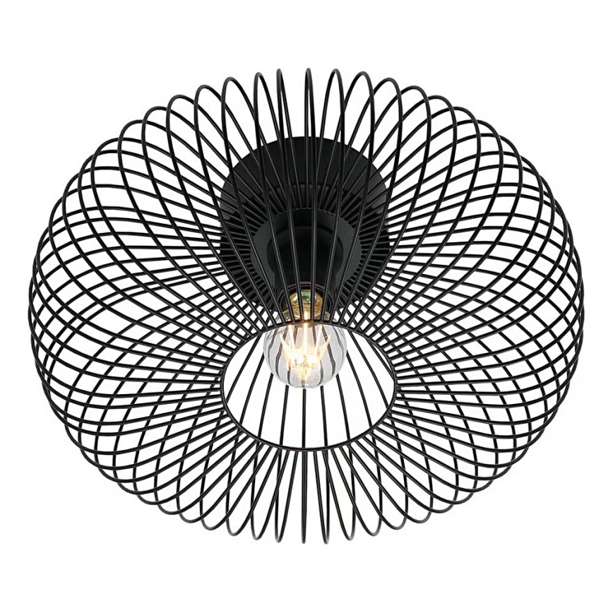 Nordlux - Таванно осветително тяло BERONI 1xE27/60W/230V Ø 40,3 см, черно