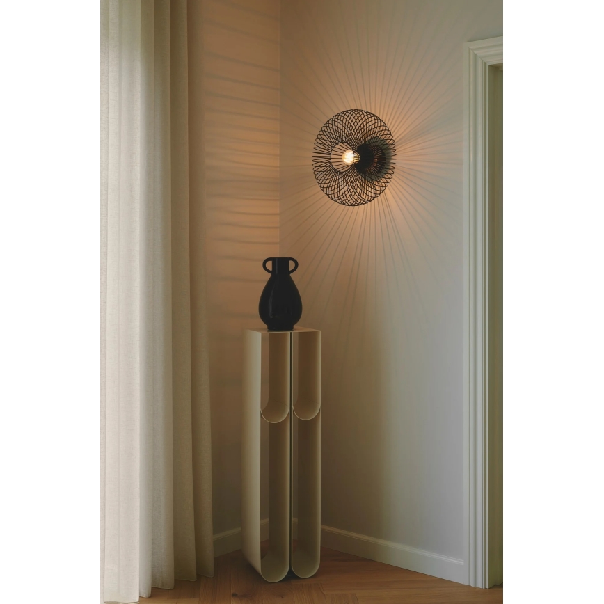Nordlux - Таванно осветително тяло BERONI 1xE27/60W/230V Ø 40,3 см, черно