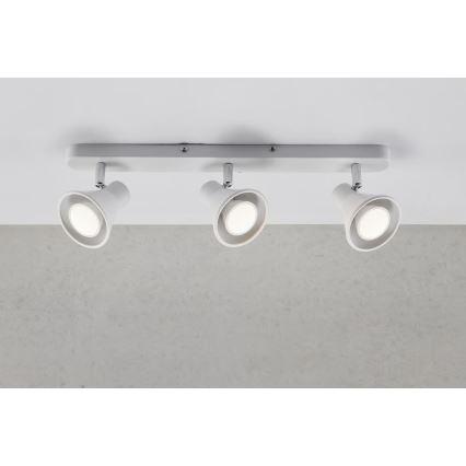 Nordlux - Точково осветително тяло EIK 3xGU10/35W/230V, бяло