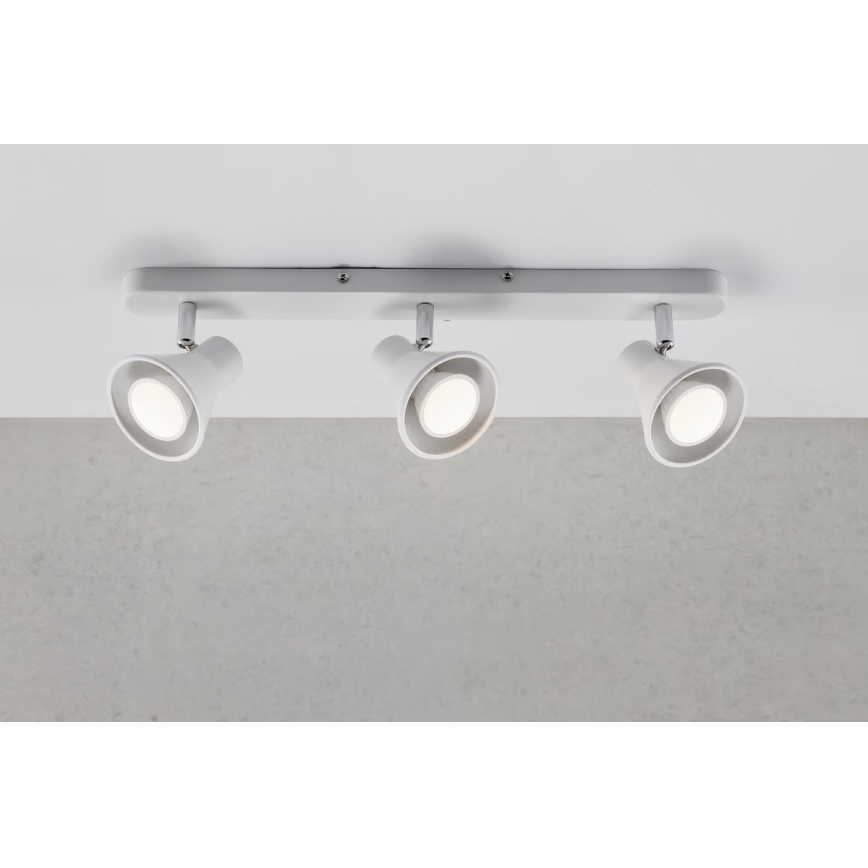 Nordlux - Точково осветително тяло EIK 3xGU10/35W/230V, бяло