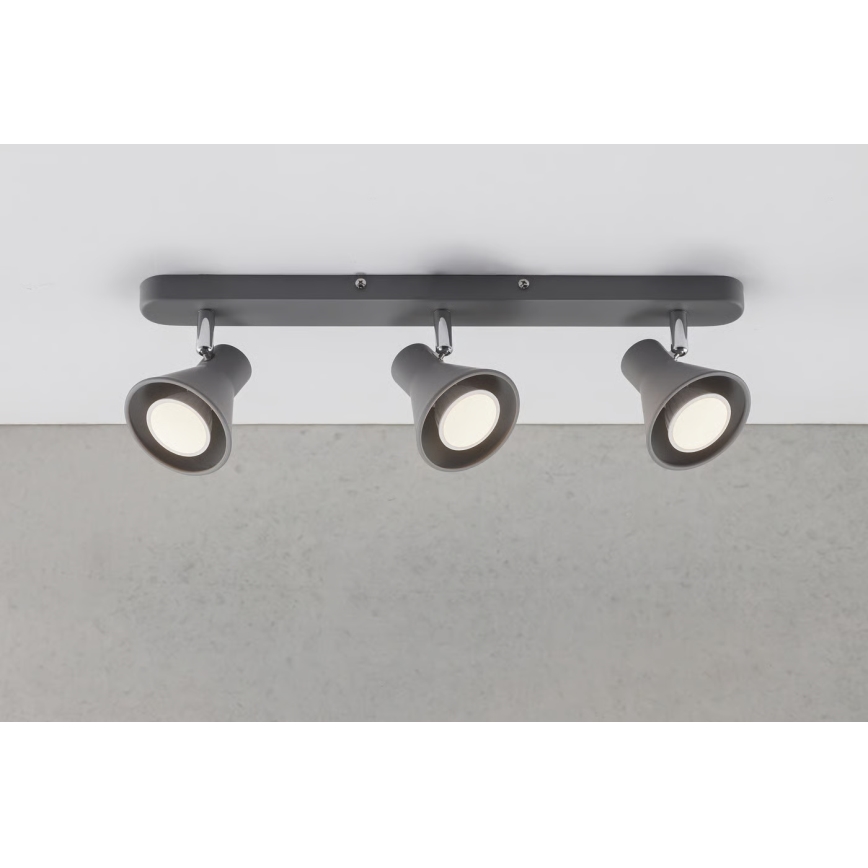 Nordlux - Точково осветително тяло EIK 3xGU10/35W/230V сиво