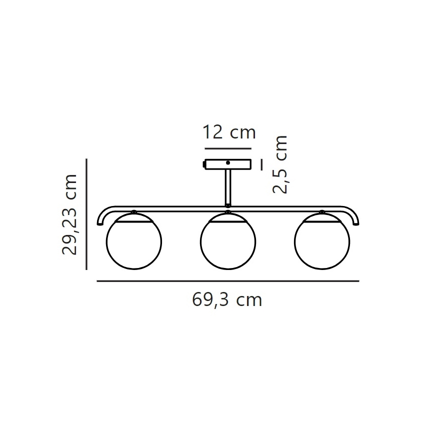 Nordlux - Висящ полилей GRANT 3xE14/25W/230V златист