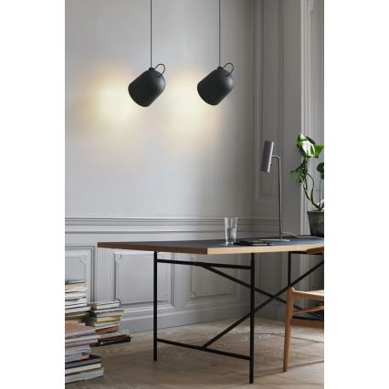 Nordlux - Висяща лампа на кабел ANGLE 1xE27/25W/230V черна