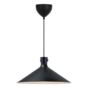 Nordlux - Висяща лампа с кабел DORINA 1xE27/60W/230V черна