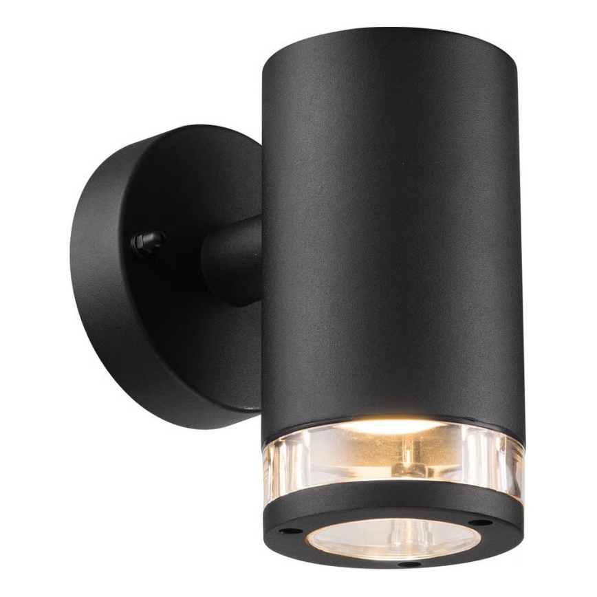 Nordlux - Външен стенен аплик BIRK 1xGU10/28W/230V IP44 черен