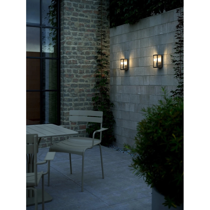 Nordlux - Външен стенен осветител LUCHY 1xE27/10W/230V IP44