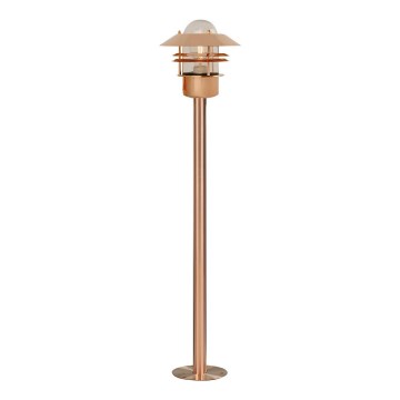 Nordlux - Външна лампа BLOKHUS 1xE27/60W/230V IP54 медна