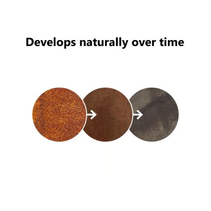 Nordlux - Външна лампа HELIX 1xGU10/8W/230V IP44 в цвят ръжда 80 см