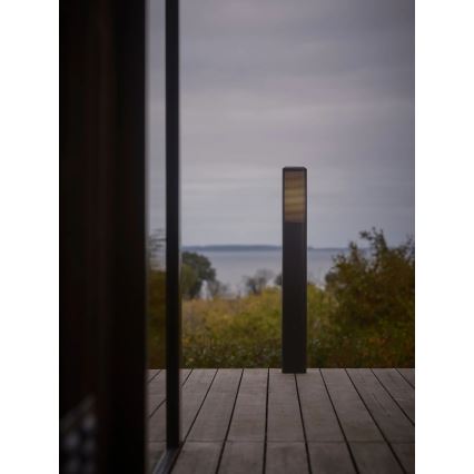 Nordlux - Външна лампа SIDARA 1xE27/15W/230V IP44 95 cm черна