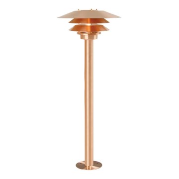 Nordlux - Външна лампа VENO 1xE27/60W/230V IP54 медна
