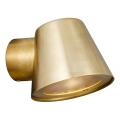 Nordlux - Външно стенно осветително тяло ALERIA 1xGU10/35W/230V IP44 месинг