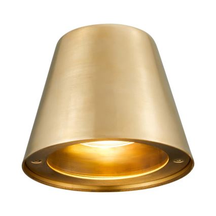 Nordlux - Външно стенно осветително тяло ALERIA 1xGU10/35W/230V IP44 месинг