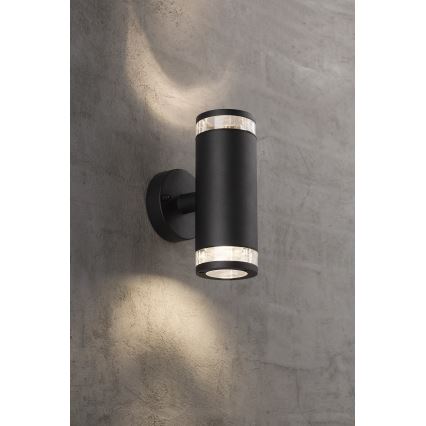 Nordlux - Външно стенно осветително тяло BIRK 2xGU10/28W/230V IP44