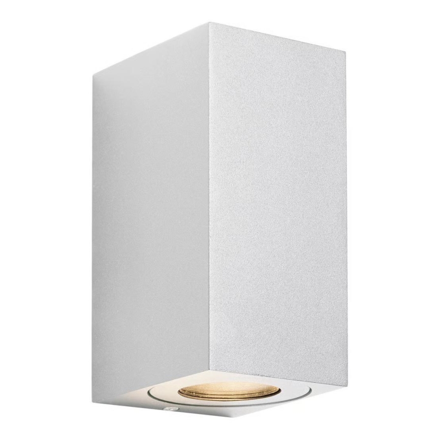 Nordlux - Външно стенно осветително тяло CANTO 2xGU10/28W/230V IP44 бяло