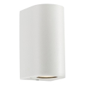 Nordlux - Външно стенно осветително тяло CANTO 2xGU10/28W/230V IP44 бяло