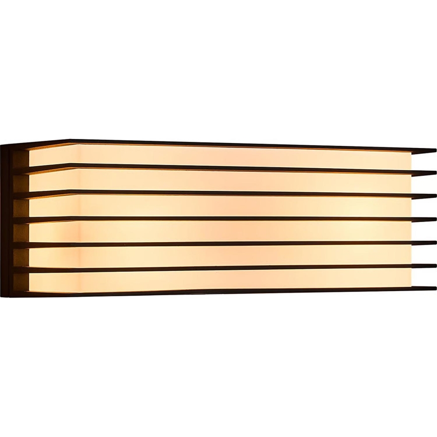 Nordlux - Външно стенно осветително тяло FLUCTUS 2xE27/15W/230V IP44