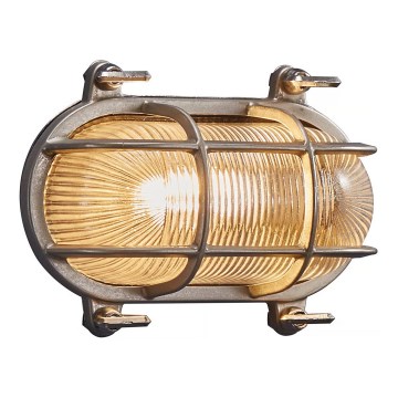 Nordlux - Външно стенно осветително тяло HELFORD 1xE27/12,5W/230V IP64 сиво