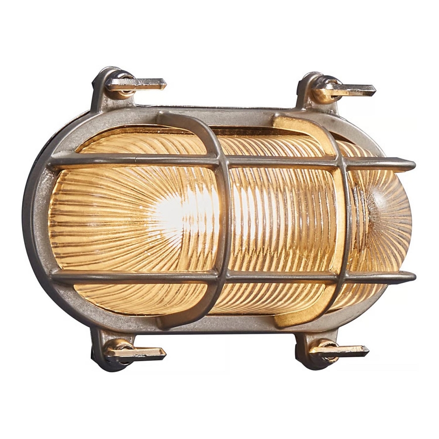 Nordlux - Външно стенно осветително тяло HELFORD 1xE27/12,5W/230V IP64 сиво
