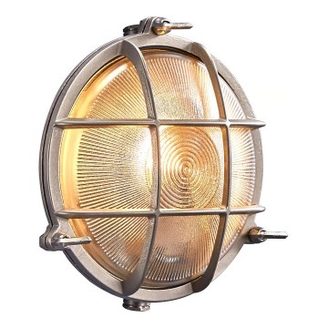 Nordlux - Външно стенно осветително тяло POLPERRO 1xE27/12,5W/230V IP64 сиво