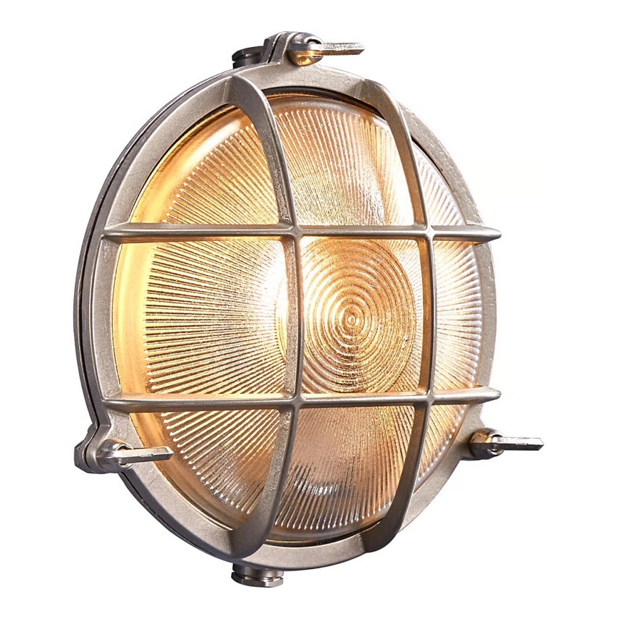 Nordlux - Външно стенно осветително тяло POLPERRO 1xE27/12,5W/230V IP64 сиво