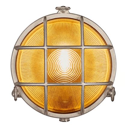 Nordlux - Външно стенно осветително тяло POLPERRO 1xE27/12,5W/230V IP64 сиво