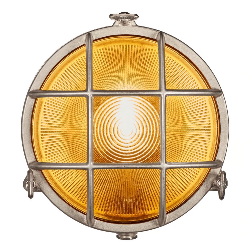 Nordlux - Външно стенно осветително тяло POLPERRO 1xE27/12,5W/230V IP64 сиво