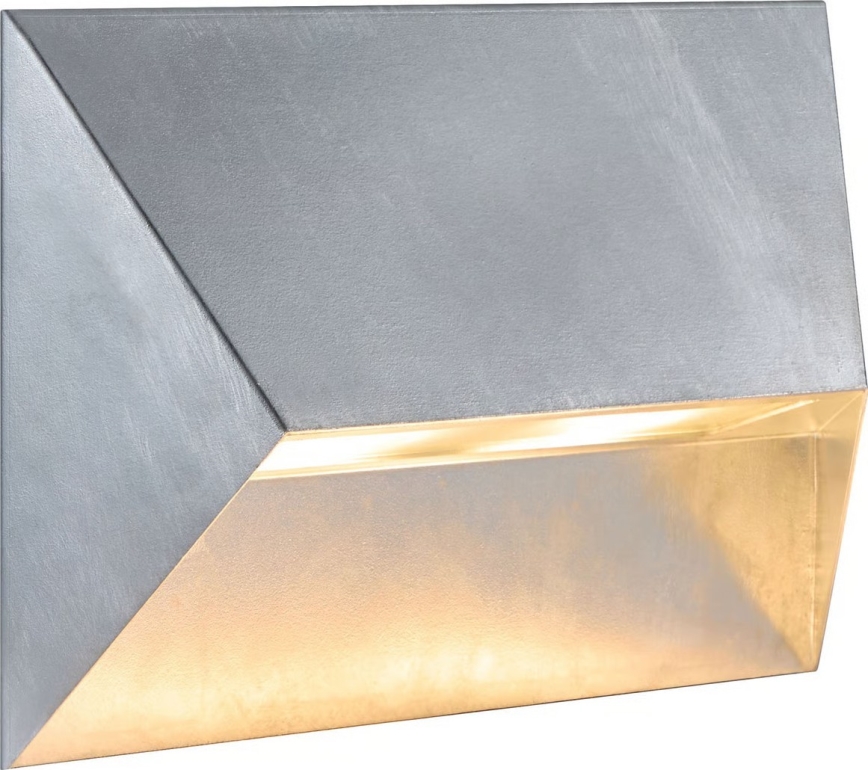 Nordlux - Външно стенно осветително тяло PONTIO 2xGU10/25W/230V IP54 сребристо