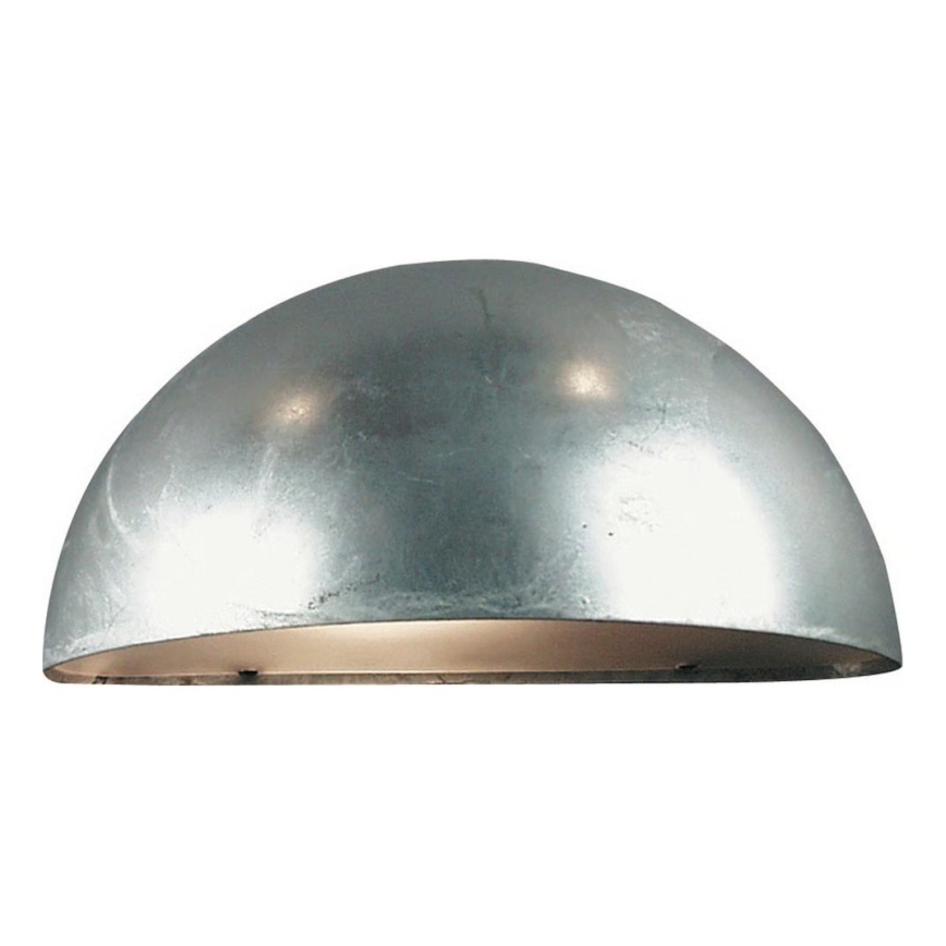 Nordlux - Външно стенно осветително тяло SCORPIUS 1xE27/60W/230V IP33 сребристо