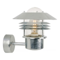 Nordlux - Външно стенно осветително тяло VEJERS 1xE27/60W/230V IP54 сребристо