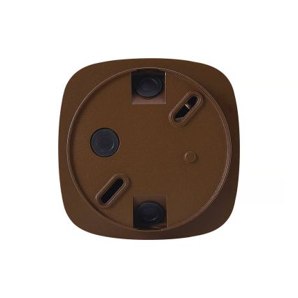 Nordlux - Външно таванно осветително тяло SIDARA 1xE27/15W/230V IP54 кафяво