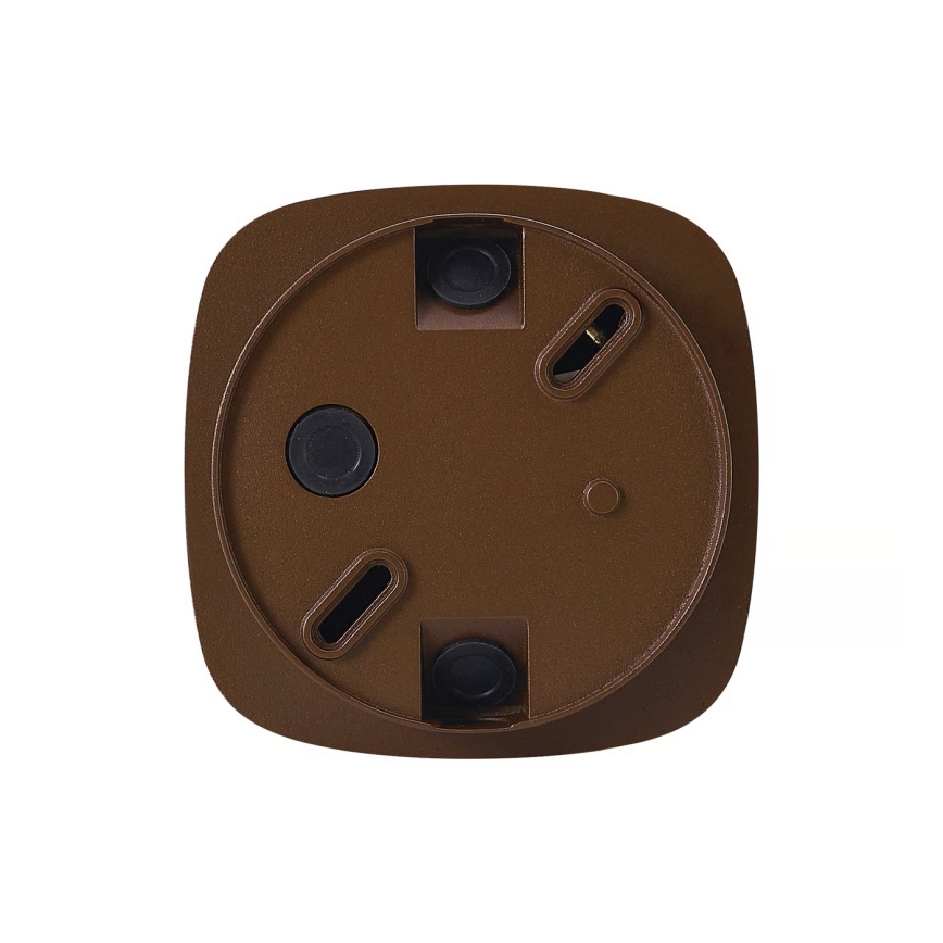 Nordlux - Външно таванно осветително тяло SIDARA 1xE27/15W/230V IP54 кафяво