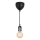Nordlux - Захранващ кабел AVRA 1xE27/60W/230V черен