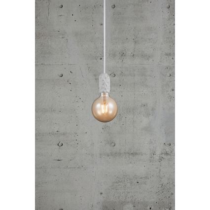 Nordlux - Захранващ кабел HANG 1xE27/40W/230V бял