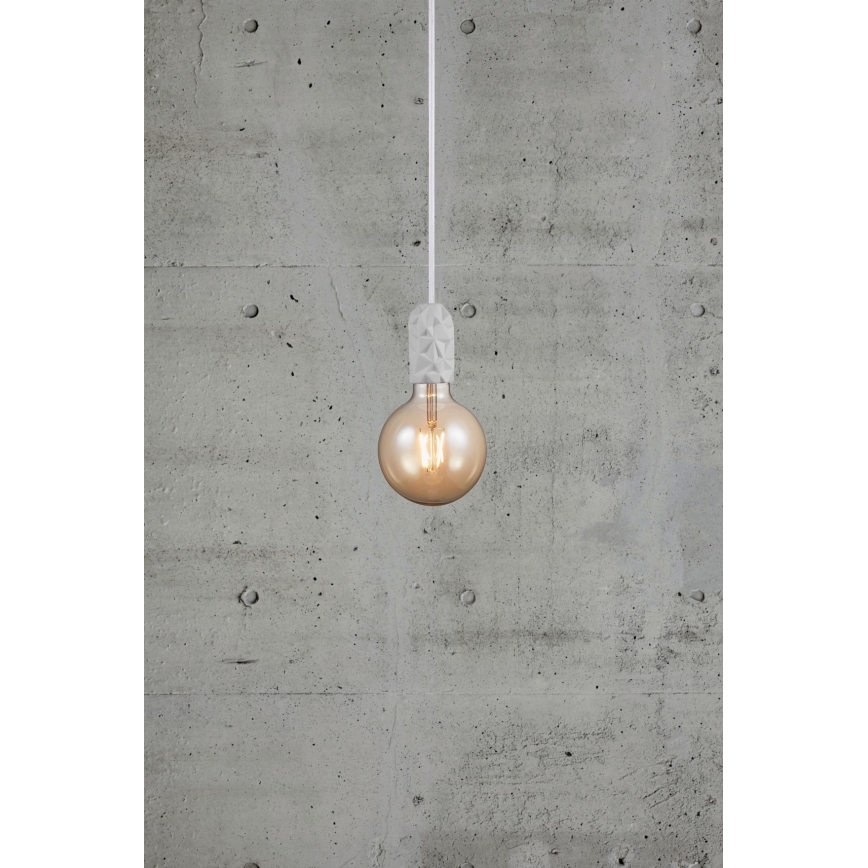 Nordlux - Захранващ кабел HANG 1xE27/40W/230V бял