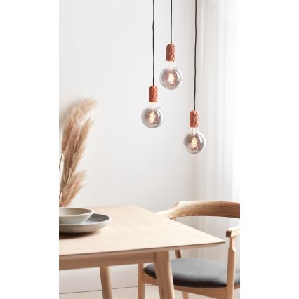 Nordlux - Захранващ кабел HANG 1xE27/40W/230V меден/черен