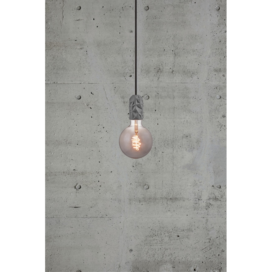 Nordlux - Захранващ кабел HANG 1xE27/40W/230V сив/черен