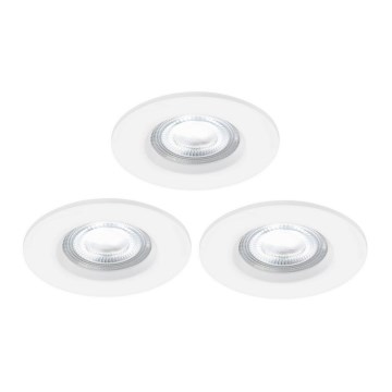 Nordlux - К-кт 3x LED RGB Димируема лампа за окачен таван на баня DON SMART LED/4,7W/230V 2200-6500K IP65