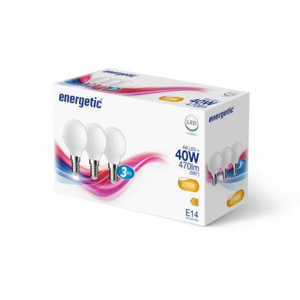 Nordlux - Комплект 3x LED крушки G45 E14/4W/230V 2700K