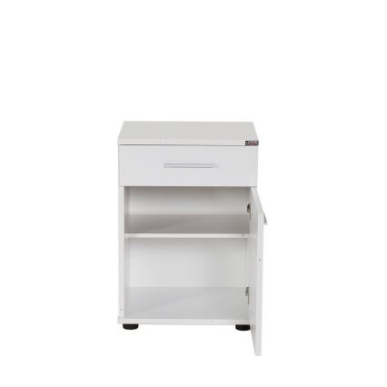 Нощно шкафче 57x40 см бял