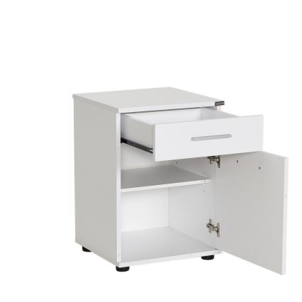 Нощно шкафче 57x40 см бял